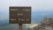 PICTURES/Mount Evans and The Highest Paved Road in N.A - Denver CO/t_Mt. Evans Road Sign.JPG